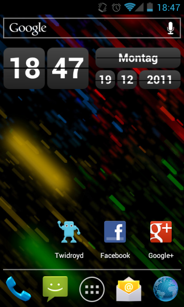 Homescreen