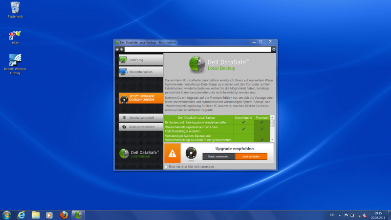 Dell XPS 15z Screenshot #2