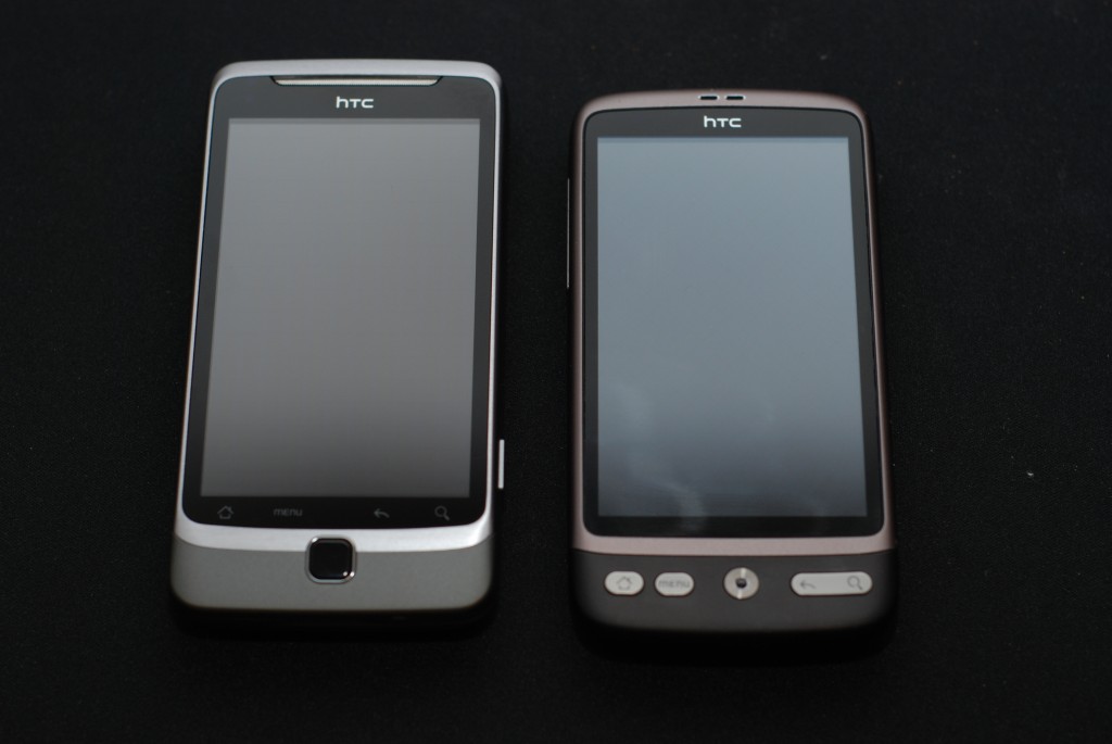 HTC Desire vs Desire Z